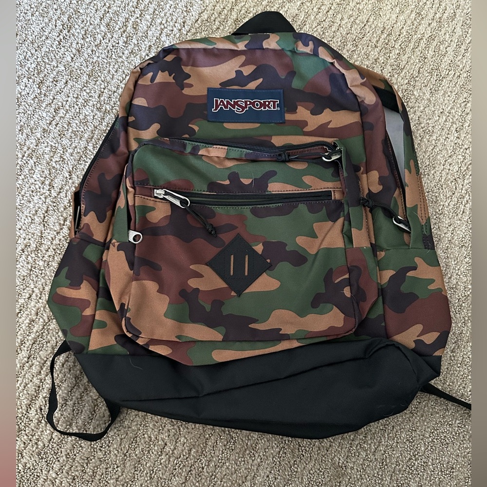 Jansport camouflage backpack